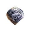 Adjustable Vintage Style Qilin Lucky Beast Ring In Sterling Men Women
