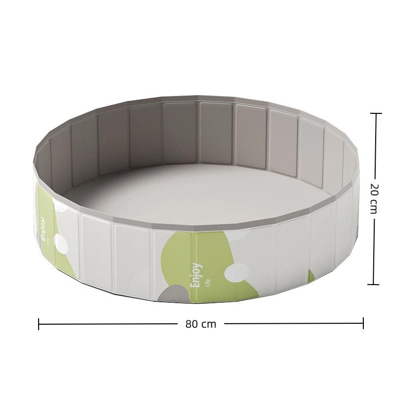 Faltbares Hunde-Bad Schwimmbecken Katzenpool Spielzeug Kleine Hunde Haustier Indoor Outdoor Interaktives Katzenspielzeug Haustierreinigung Wasserbecken