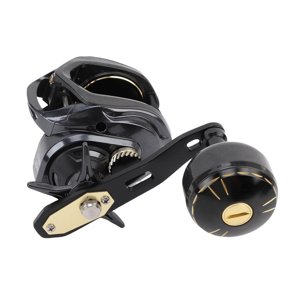 Baitcasting-Rolle 7.2:1 Übersetzung 16KG Bremskraft 12 Bremseinstellungen Weitwurf Linkshand Baitcaster Rolle