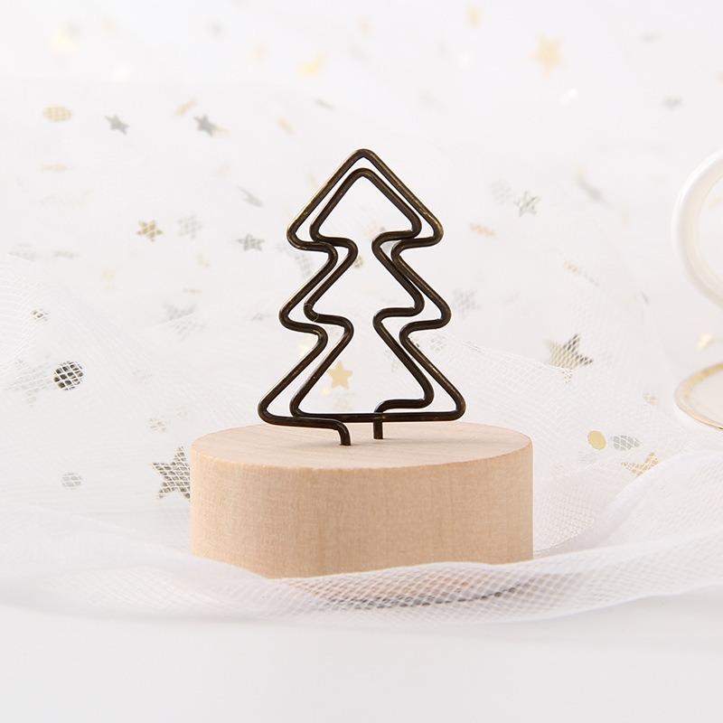 Retro dřevěný držák na poznámky