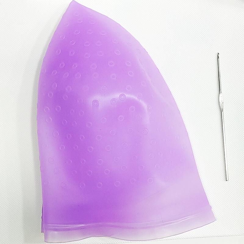 Silicone Highlight Cap and Needles for Salon Hairdressing