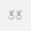 TORTOISE [Silver925] Chenonceau Pearl Earrings