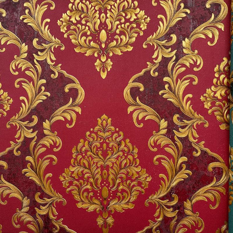 

Европейские 3D Стерео Большие Цветы Обои Гостиная Спальня Дамаск Обои Дворцовый Стиль 0. 53x9.5m