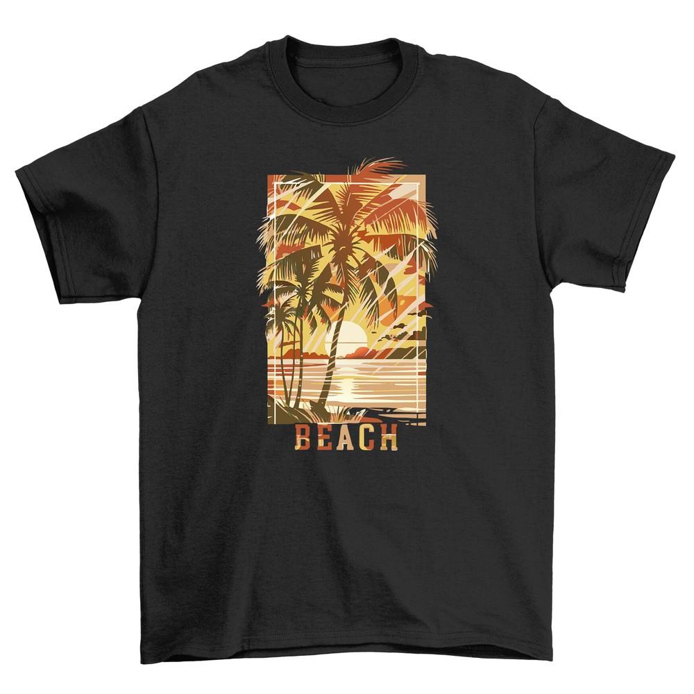 Summer_31 Beach Bum Delight T-shirt - Funny and Tropical! 100% Cotton, Unisex Prin