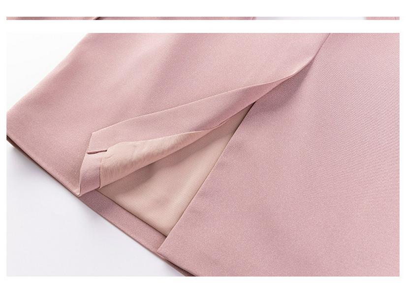 2024 Autumn Elegant Mid-Length Slimming Dress for Mother of the Bride