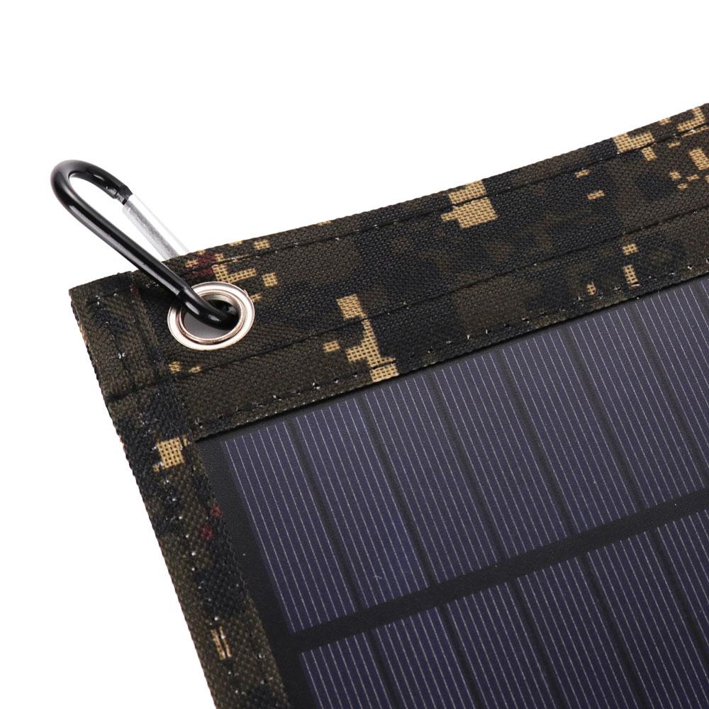 20W Monocrystalline Solar Panel Foldable Charger Waterproof for Phone Outdoor Camping
