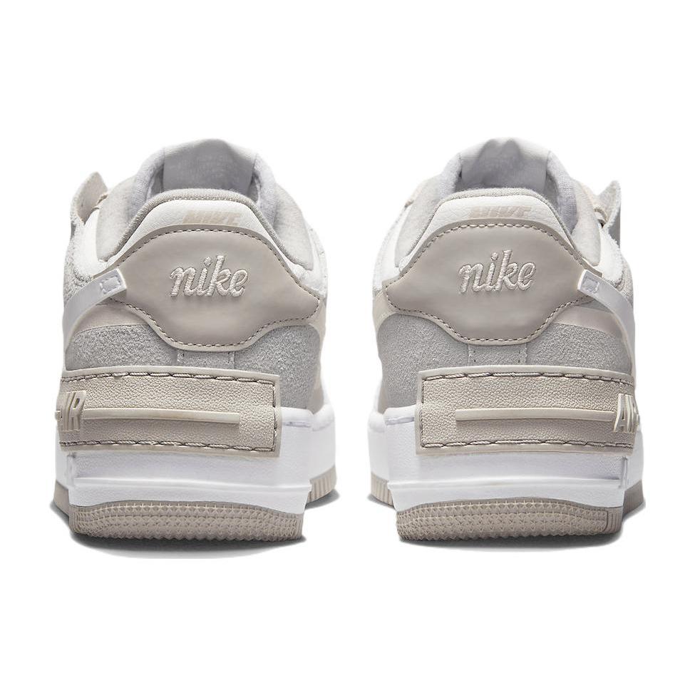 New Nike Air Force 1 Shadow 'Grey Fleece' Women's FB7172-111