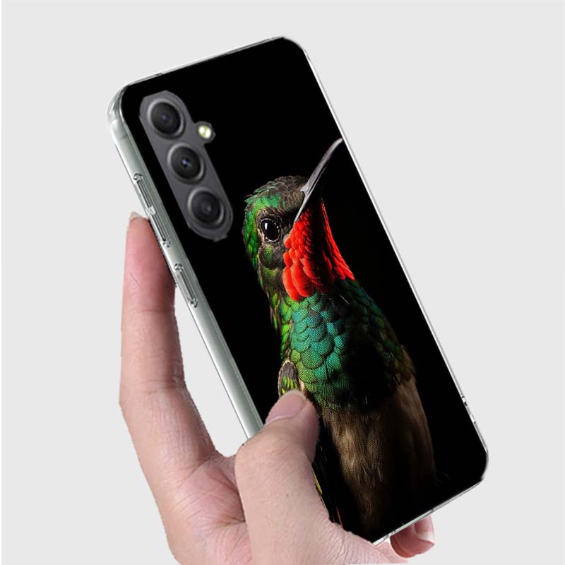 Hummingbird Phone Case for Samsung A16 A26 A36 A56 A17 A37 A57 A07 A06 A02S A03 A04S A05S Galaxy Note 20 10 A50S A71 A51 A31 A30