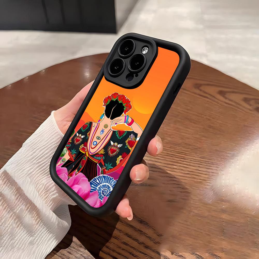 Fashion F-Frida Kahlo Phone Case For IPhone 17 Pro Max 15 Pro 16 14 Plus 12 13 Mini 11 Pro Shockproof Soft Cover