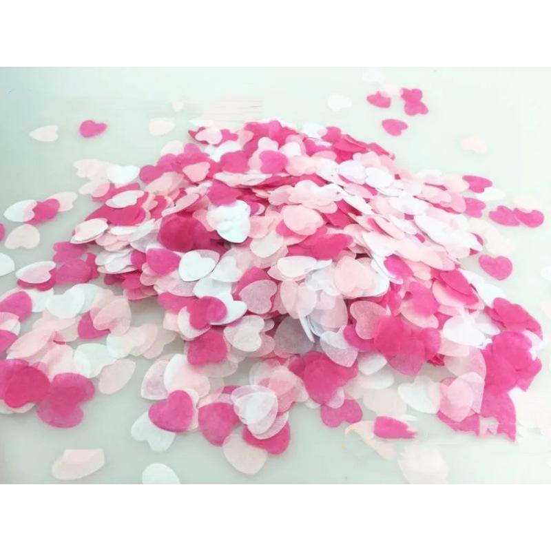 10g  1.5cmHeart-shaped Confetti Filler Colorful Sequin Balloon Fillers Decoration Wedding Toss Party Bride Bouquet Props
