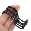 5pcs/pack 7*3*3CM Black S Shaped Hook Stainless Steel Hooks & Rails Kitchen Bathroom Household Hanger Storage Holders Organizer