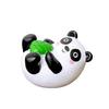 6 Pack Cartoon Panda Figurines Small Animal Models Miniatures Ornaments for Cake Toppers and Car Decors Accessories