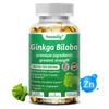 Soomiig Ginkgo Biloba Supplement, 1000mg, with Choline & B-Complex, 120 Caps