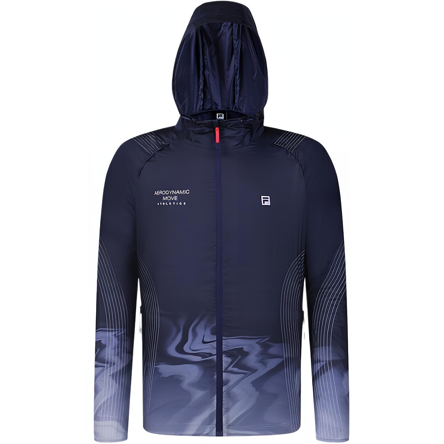 

New FILA Fitness Series Jackets & Coats Men s All Over Print A11M431702F-ZA 185/104A/XXL