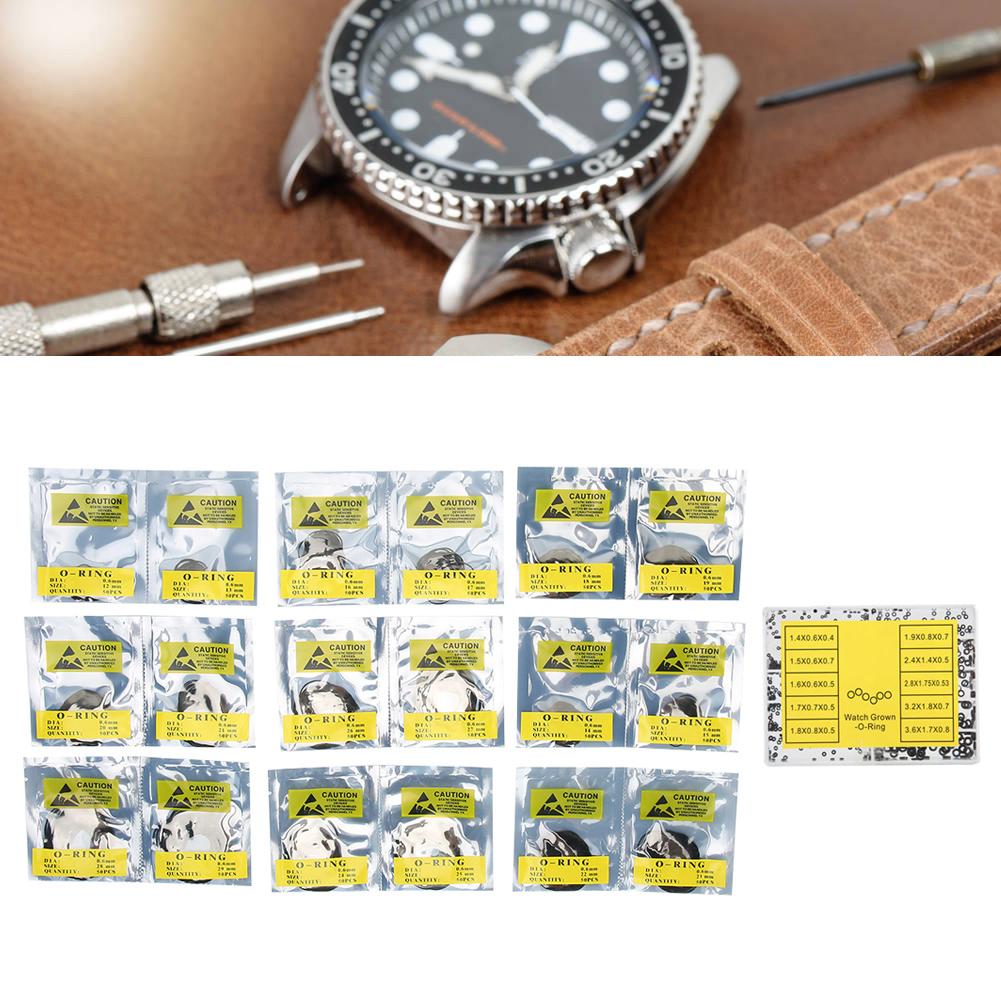 Watch Crown Watch Head Waterproof Ring O‑Ring Waterproof Seals Watch Repair Tools