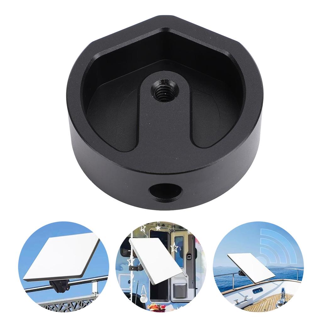 Aluminum Alloy Tripod Mount Adapter Rugged RV Mounting Tripod Bracket Stand for RV Trailer Yacht Camping Vehicle