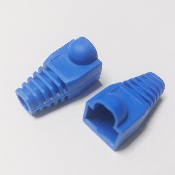 RJ45 CAT6 CAT5e Adapter Cap Ethernet Network Cable Connector Plugs RJ45 Caps Cat 5 protective Sleeve Multicolour 50 100pcs/lot