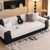 Simple Style Sofa Cushion Cover Non-Slip  Summer Solid Color Sofa Protector Soft Anti-Skid Living Room Sofa Mats