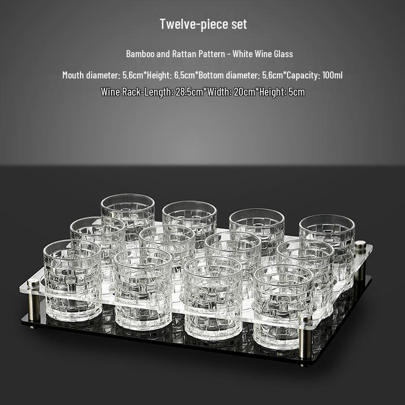 Light Luxury Crystal Baijiu & Beer Shot Glass Set