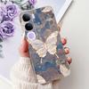 For Vivo V40 Lite 5G IDN Case V2417 Clear Cute Cat Fashion Butterfly Love Painted Soft Phone Case For Vivo V40 Lite 4G IDN Cover