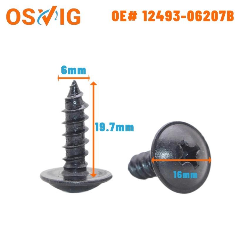 20PCS Suitable for hyundai and kia fender liner bolts OE# 12493-06207B automotive fasteners 20PCS