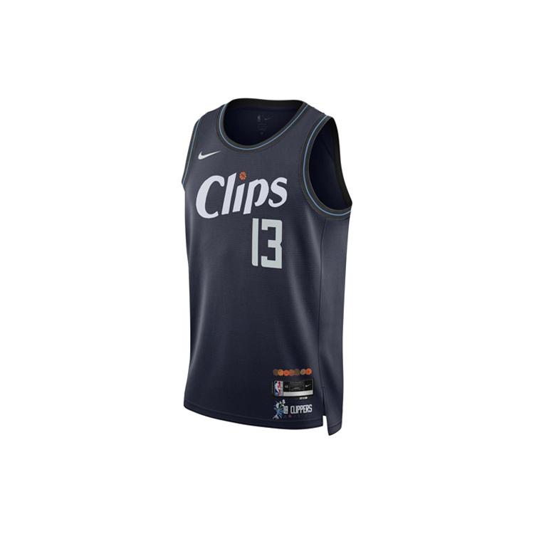 

Nike LA Clippers Basketball Jersey Men s Black Gray DX8505-419 S
