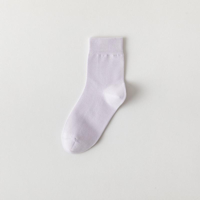Spring and Summer Pure Cotton Socks - Breathable and Soft Short Socks Without Bones and Antibacterial - Pure Cotton Long Socks