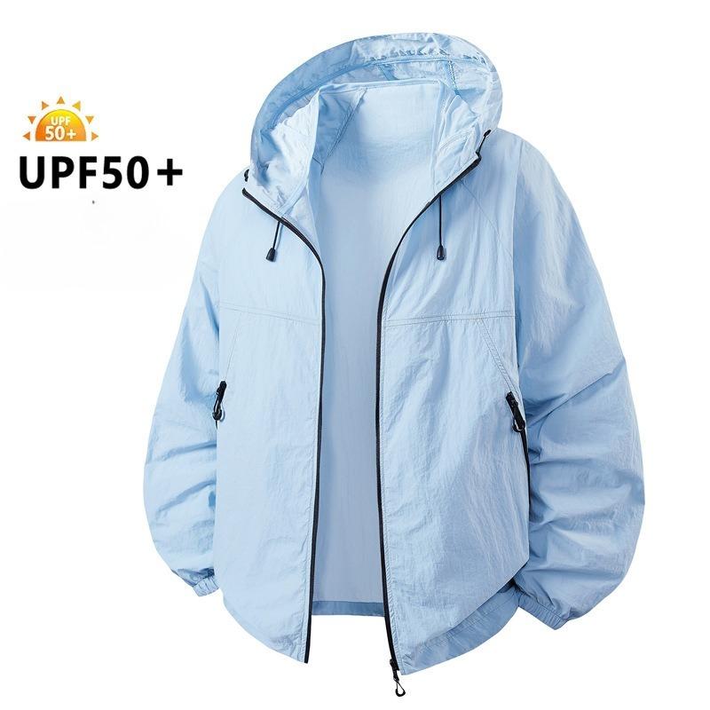 Summer Sun Protection Clothing Unisex Ice Silk Anti-ultraviolet Breathable Fishing Sun Protection Jacket