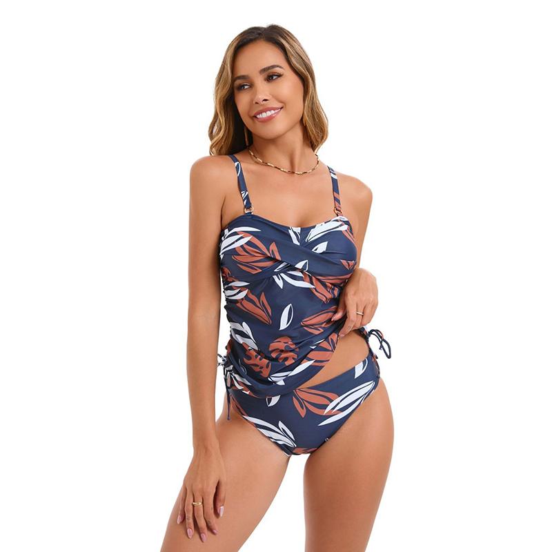 Printed Bikini Set Two Pieces Swimsuit Women Swimwear Female High Waist Bathing Swimming Suit Beachwear Summer