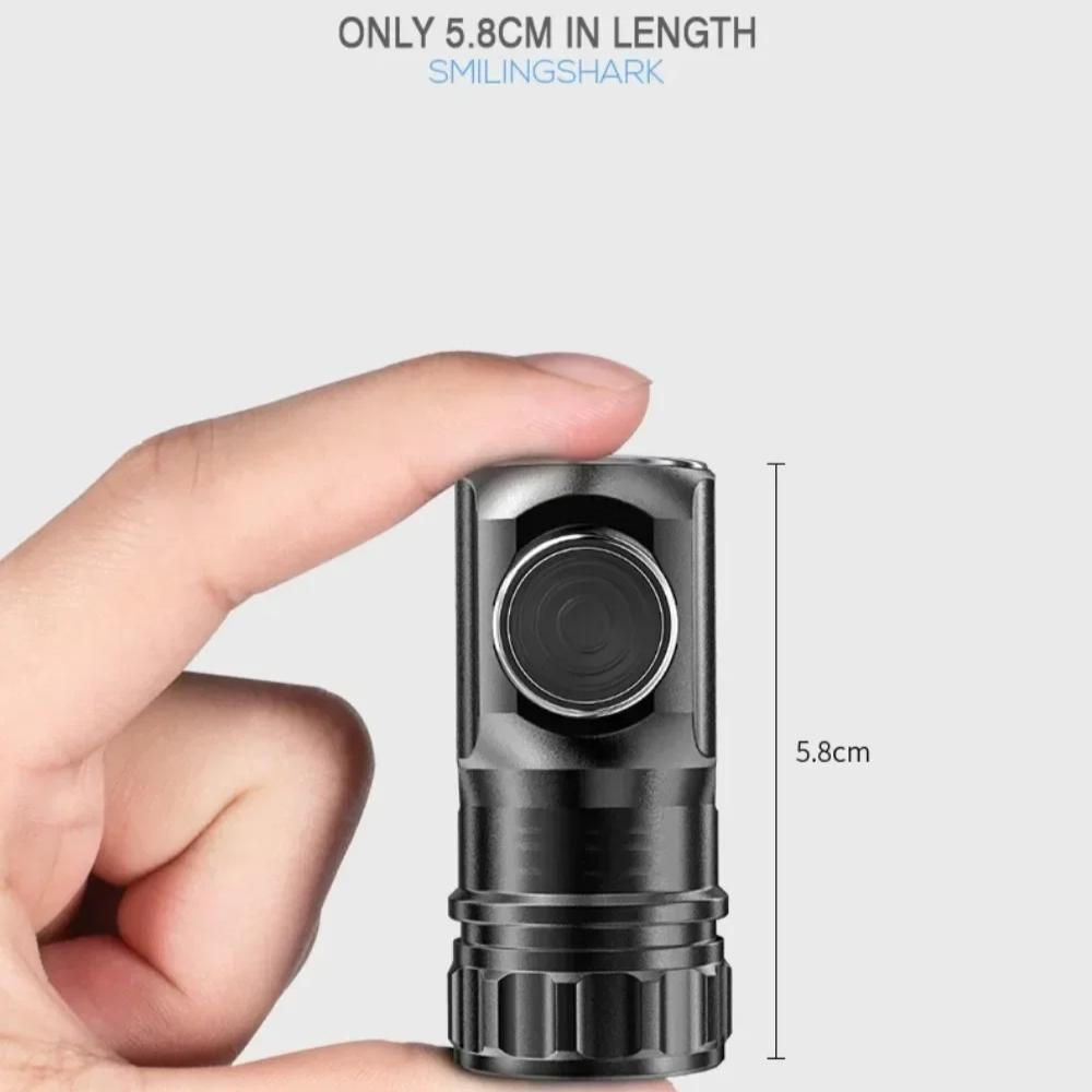 Mini 3*SST20 Powerful LED Flashlight USB Rechargeable 6 Modes Super Bright Waterproof Portable Pocket Torch for Camping Fishing