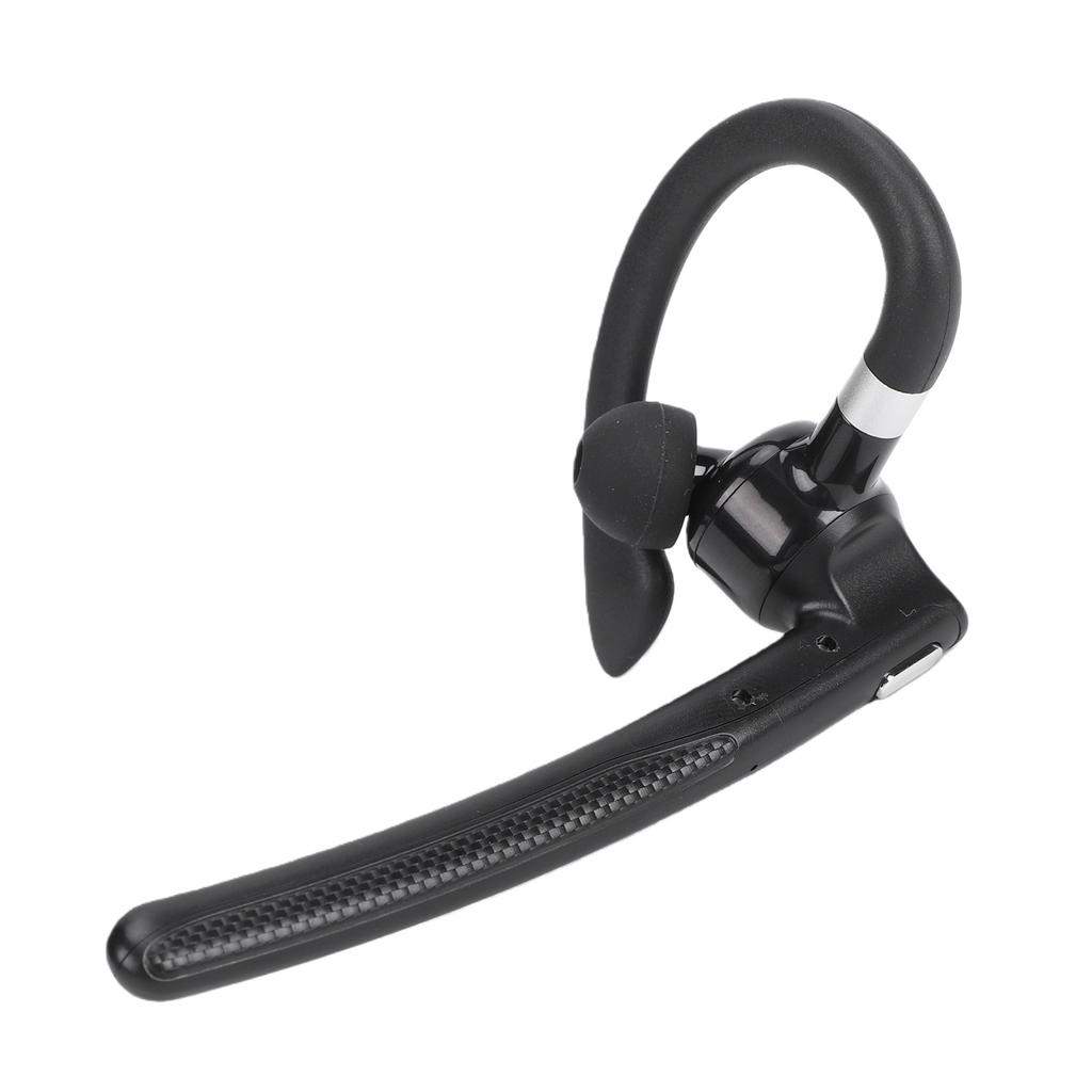 Bluetooth Headset V6.1 Noise Cancelling Handfree Single Ear Wireless Headset with USB Dongle Mute Key for Truck Drivers