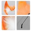 Gothic Style Animal Ear Headband Soft and Comfortable Hair Hoop Fox Hair Hoop Furry Party Costume for Cosplay Parties