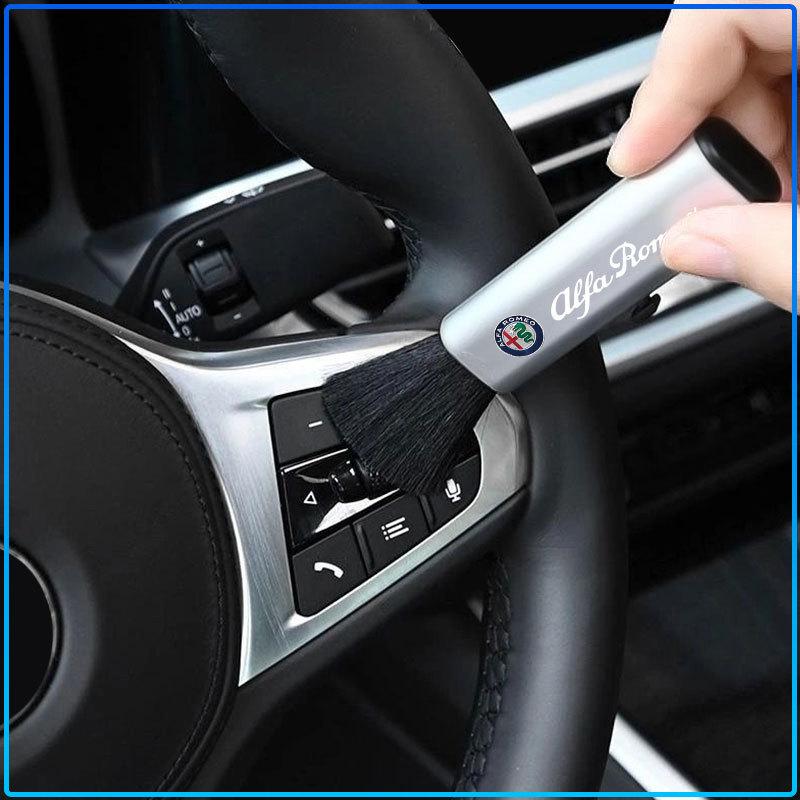 Car Air Conditioner Outlet Clean Brush Dust Remover Accessories For Alfa Romeo 147 159 Giulietta Giulia Mito Spider Alpha Nheadrest
