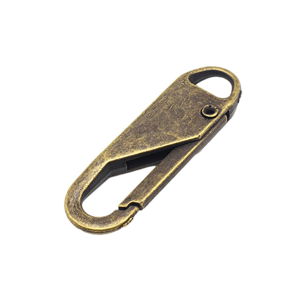 

Replacement Zipper-Puller Sewing Craft Simple Metal Repair Suitcase Travel Bag Zipper-Puller 3.7*1.1*0.5cm None мідний
