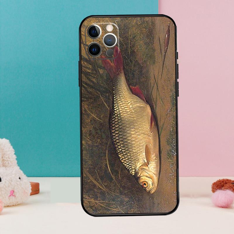 Chub Carp Fish Phone Case For iPhone 17 Air 16 15 13 12 11 14 Pro Max 12 13 Mini 15 16 Plus 16e Cover Coque