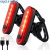 LED Bike Tail Light Rechargeable USB Bicycle Rear Cycling Warning Light Safety
