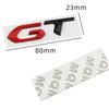 Suitable for Kia GT Car 3D Metal Letter Logo Badge Decal Sticker Car Car Trunk Letter Badge Styling Sticker