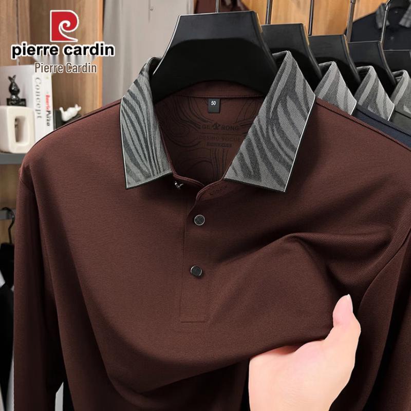 Pierre Cardin 2026 Men s Long-Sleeve Polo T-Shirt XL