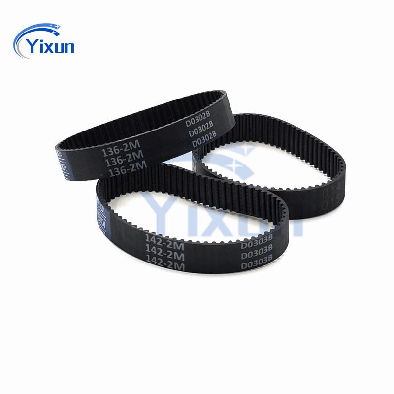 2M Closed Timing Belt Length 118 120 126 130 136 142 158 160 161 162 168mm Width 4/5/6/10mm 2M Rubber Vacuum Cleaner Drive Belt