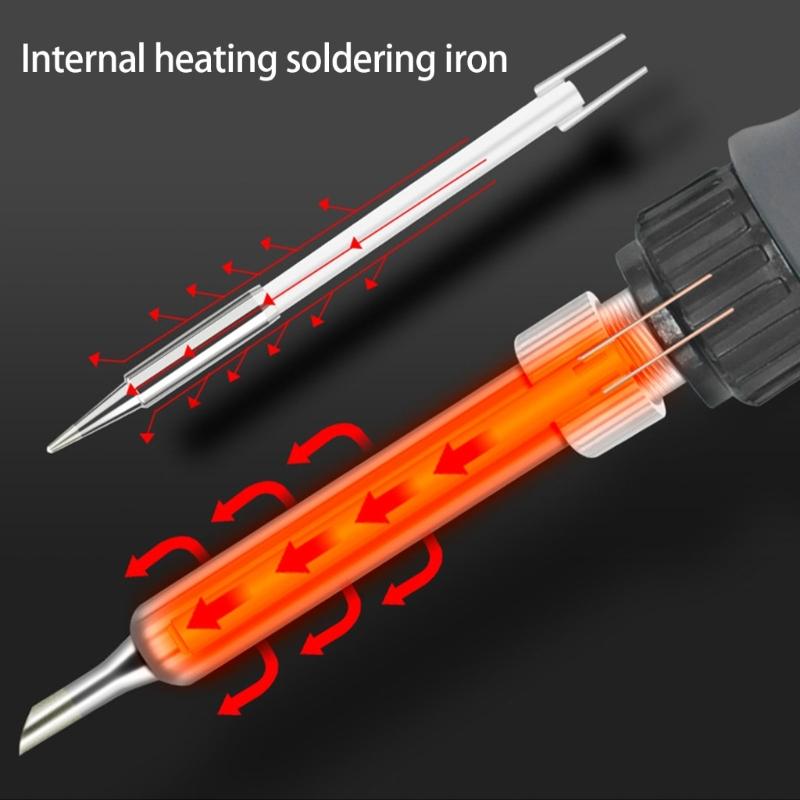 80W Soldering Iron Soldering Tool Adjustable Temperature Accessories Available Home Electronics Repair 200-500℃