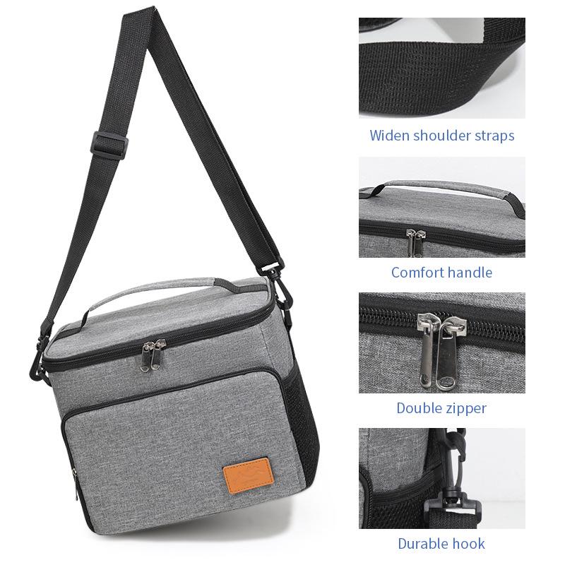 Large Capacity Outdoor Picnic Bag with Fresh-Keeping Ice Pack