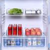 Retractable Plastic Refrigerator Organizer: Stackable Beverage and Food Storage Container