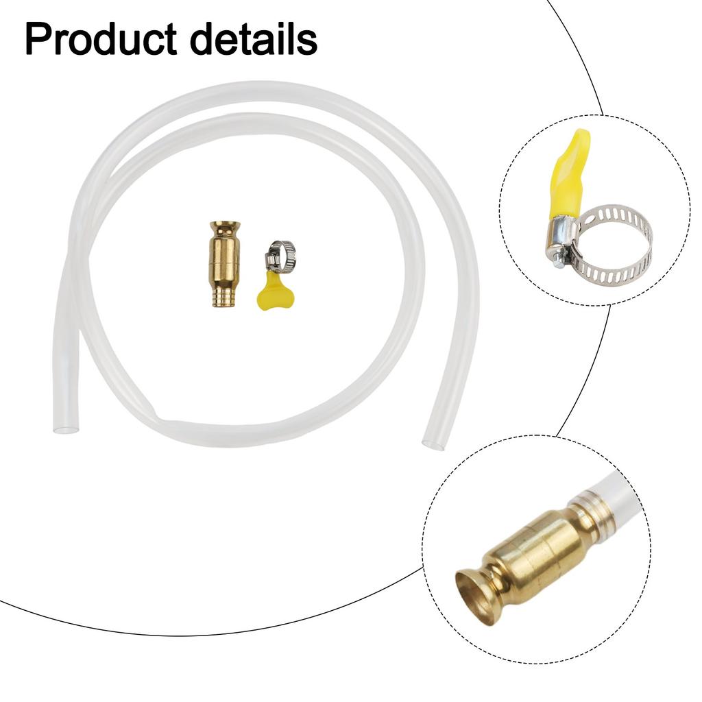 Siphon Hose Pump with Copper Head Efficiently Transfers Liquids Without Hassle