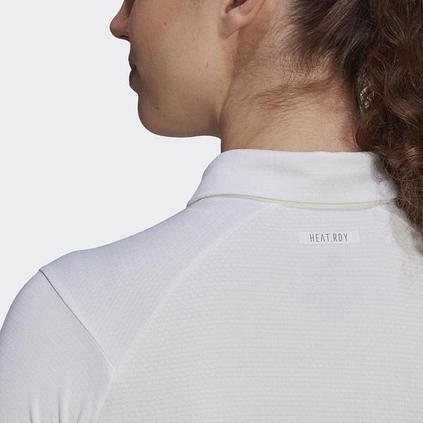 (WMNS) Adidas Heat.Rdy Tennis Polo Shirt Asia Sizing 'White' Women's GL5804