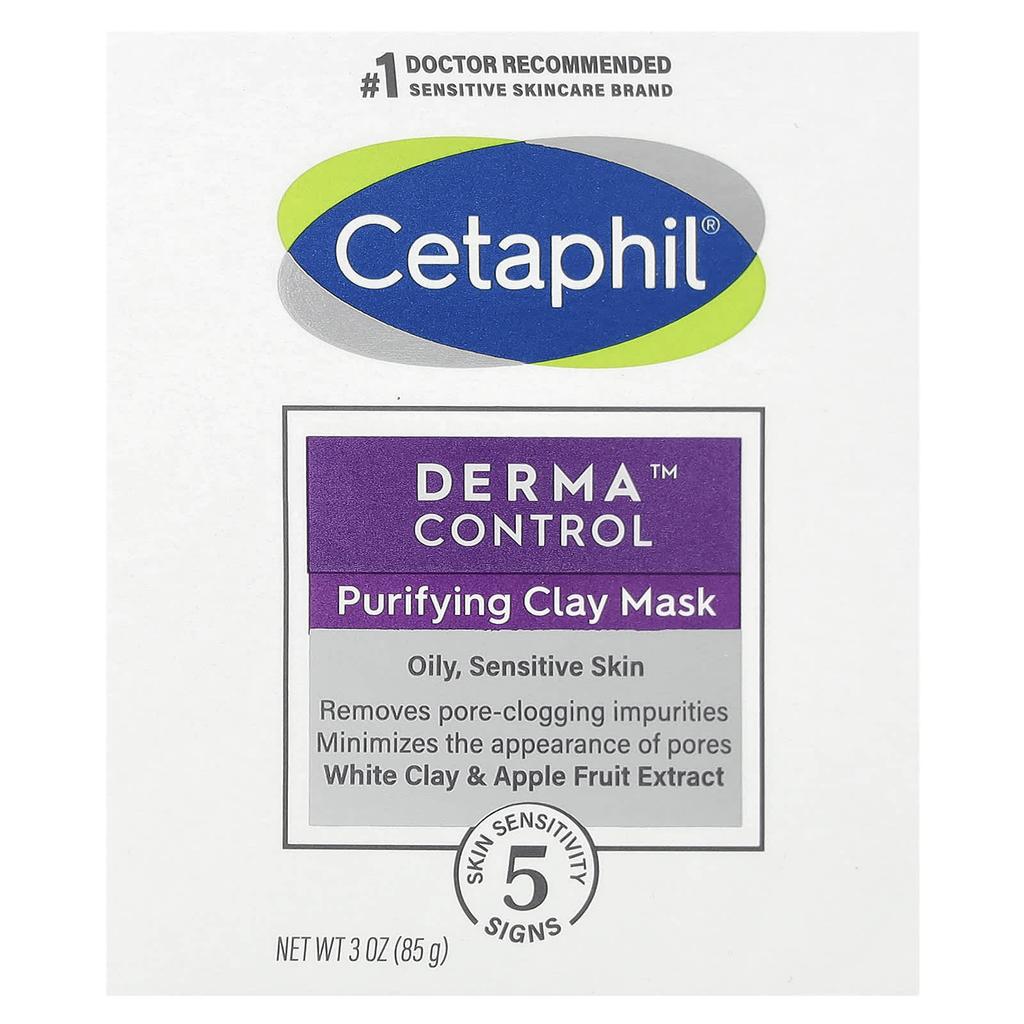 Cetaphil Derma™ Control, Purifying Clay Beauty Mask, Unscented, 3 Oz (85 G)