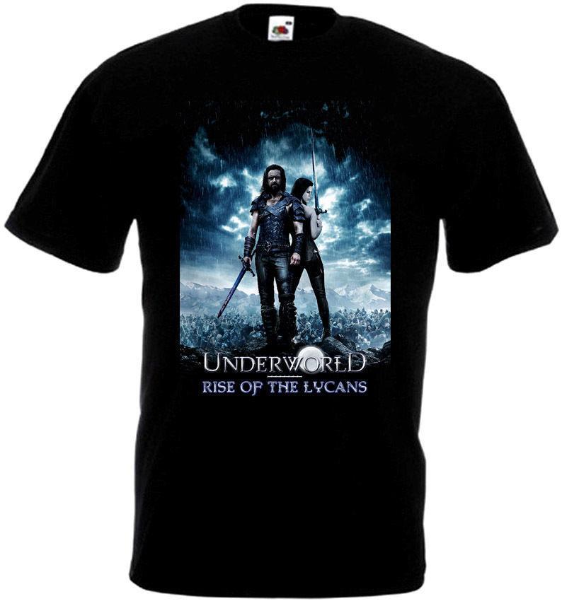 26 Underworld Rise of the Lycans v1 T shirt black movie poster all sizes S-5XL Unisex T-Shirt XL