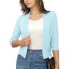 Versatile Women's Knit Cardigan Sweater - Simple, Short Jacket for Spring and Autumn