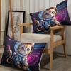 Astronaut Cat Pattern Bed Hat Three-Piece Digital Printing Bedding Bed Hat Three-Piece Set Children Adult