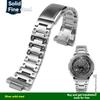 GBM-2100/GM2100/GA 2100  16mm Stainless Steel Watch Band for Casio G-SHOCK Metal Octagon Bracelet Replacement (Silver/Black/Gold