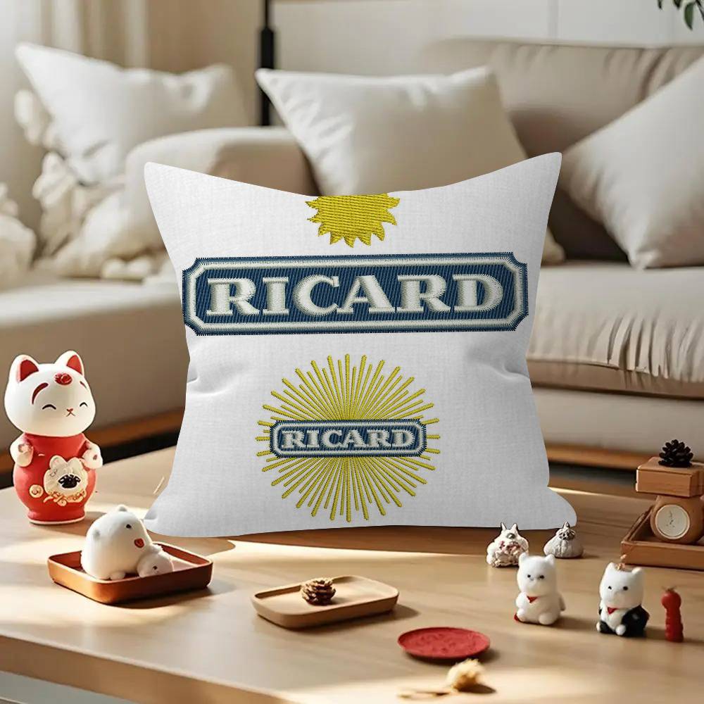 Pillow Anime Pillow Sofa Bed Head Pillow Cover Cushion Cover Fashion LOGO R-RicardES Beer